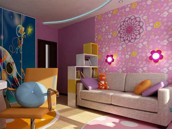 Интерьер детской комнаты для мальчика и девочки